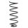 Suspension Spring rear axle coil spring Ø 119 mm KYB for OPEL VECTRA
