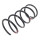 Suspension Spring front axle coil spring Ø 186 mm KYB for HYUNDAI TRAJET