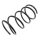 Suspension Spring front axle coil spring Ø 176 mm KYB for e.g. MITSUBISHI SPACE