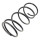 Suspension Spring front coil spring Ø 178 mm KYB for e.g. MITSUBISHI GALANT
