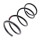 Suspension Spring front axle coil spring Ø 176 mm KYB for NISSAN X-TRAIL