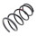 Suspension Spring front axle coil spring Ø 176 mm KYB for NISSAN X-TRAIL