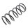 Suspension Spring front axle coil spring Ø 155 mm KYB for SUZUKI GRAND