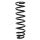 Suspension Spring rear axle coil spring Ø 115 mm KYB for LEXUS IS