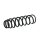 Suspension Spring rear axle coil spring Ø 115 mm KYB for LEXUS IS