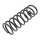 Suspension Spring rear axle coil spring Ø 119 mm KYB for JAGUAR X-TYPE