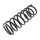 Suspension Spring rear axle coil spring Ø 129 mm KYB for TOYOTA PICNIC