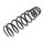 Suspension Spring rear axle coil spring Ø 115 mm KYB for LEXUS IS
