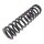 Suspension Spring front axle coil spring Ø 114 mm KYB for JAGUAR XJ