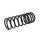 Suspension Spring rear right coil spring Ø152 mm KYB for LAND ROVER DISCOVERY