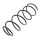 Suspension Spring front axle coil spring Ø 173 mm KYB for FIAT TIPO and others