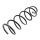 Fahrwerksfeder Vorderachse Schraubenfeder Ø 161 mm KYB für u.a. PEUGEOT 406