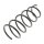 Suspension Spring front axle coil spring Ø 147 mm KYB for e.g. RENAULT CLIO
