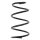 Suspension Spring front axle Ø 166 mm KYB for TOYOTA AVENSIS and others