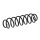 Suspension Rear Axle Coil Spring Ø 102 mm KYB Aftermarket-Expertise for VW POLO