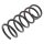 Fahrwerksfeder Hinterachse Schraubenfeder Ø 145 mm KYB für TOYOTA PREVIA