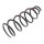 Suspension Spring rear axle coil spring Ø 139 mm KYB for LEXUS LS