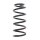 Suspension Spring rear axle coil spring Ø 124 mm KYB for e.g. AUDI A6