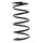 Suspension Spring rear coil spring Ø 142 mm KYB for e.g. CHEVROLET LACETTI