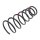 Suspension Spring rear axle coil spring Ø 150 mm KYB for KIA SHUMA and others
