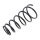 Suspension Spring rear axle coil spring Ø 175 mm KYB for TOYOTA CAMRY