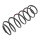 Suspension Spring front axle coil spring Ø 142 mm KYB for e.g. AUDI 80