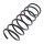 Suspension Spring front axle coil spring Ø 131 mm KYB for e.g. AUDI A6