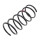 Suspension Spring front axle coil spring Ø 140 mm KYB for FORD KA