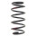 Suspension Spring front axle coil spring Ø 143 mm KYB for DAEWOO ESPERO