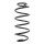 Suspension Spring front axle coil spring Ø 165 mm KYB for CITROËN C4 and others