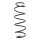 Suspension Spring front axle coil spring Ø 135 mm KYB for CITROËN C2