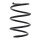 Suspension Spring front axle coil spring Ø 164 mm KYB for MINI