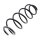 Fahrwerksfeder Vorderachse Schraubenfeder Ø 153 mm KYB für u.a. FORD MONDEO