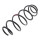 Suspension Spring Front Axle Ø 161 mm KYB for JAGUAR X-TYPE and others