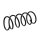 Suspension Spring front axle coil spring Ø 137 mm KYB for e.g. RENAULT MEGANE
