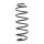 Suspension Spring front axle coil spring Ø 136 mm KYB for e.g. SKODA ROOMSTER