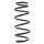Suspension Spring front axle coil spring Ø 131 mm KYB for FORD FIESTA