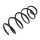 Suspension Spring front axle coil spring Ø 152 mm KYB for e.g. SAAB 9-3