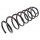Suspension Spring front axle coil spring Ø 144 mm KYB for VOLVO V70