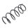 Suspension Spring front axle coil spring Ø 136 mm KYB for LANCIA YPSILON