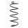 Suspension Spring front axle coil spring Ø 138 mm KYB for LANCIA YPSILON