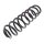 Suspension Spring front axle coil spring Ø 128 mm KYB for e.g. MB R-CLASS