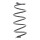 Suspension Spring front axle coil spring Ø 141 mm KYB for CITROËN C2