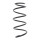 Suspension Spring front axle coil spring Ø 135 mm KYB for CITROËN C2