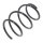 Suspension Spring front axle coil spring Ø 166 mm KYB for MINI