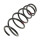 Suspension Spring front axle coil spring Ø 146 mm KYB for e.g. OPEL ASTRA