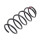 Suspension Spring front axle coil spring Ø 143 mm KYB for e.g. OPEL ASTRA