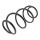 Suspension Spring front axle coil spring Ø 161 mm KYB for e.g. RENAULT CLIO