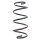Suspension Spring front axle coil spring KYB suitable for RENAULT VEL