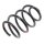 Suspension Spring front axle coil spring KYB suitable for e.g. AUDI TT